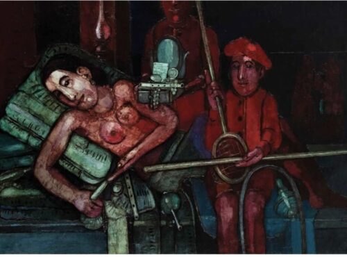 kiejstut-bereznicki-scena-wieczorna-1968