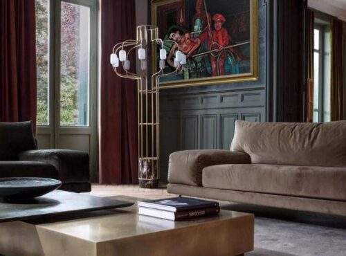 Obraz w eleganckim wnętrzu