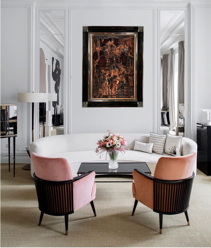 Jerzy Tchorzewski w pieknym wnetrzu