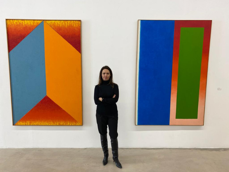 Joanna Piotrowska w Fundacji Stefana Gierowskiego