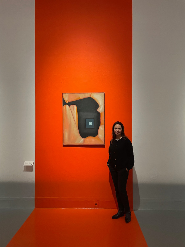 Joanna Piotrowska w Zachęcie - Jerzy Nowosielski