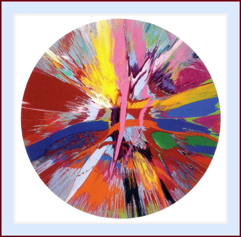 Damien Hirst - obrazy wirowe