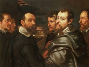Self-Portrait in a Circle of Friends from Mantua