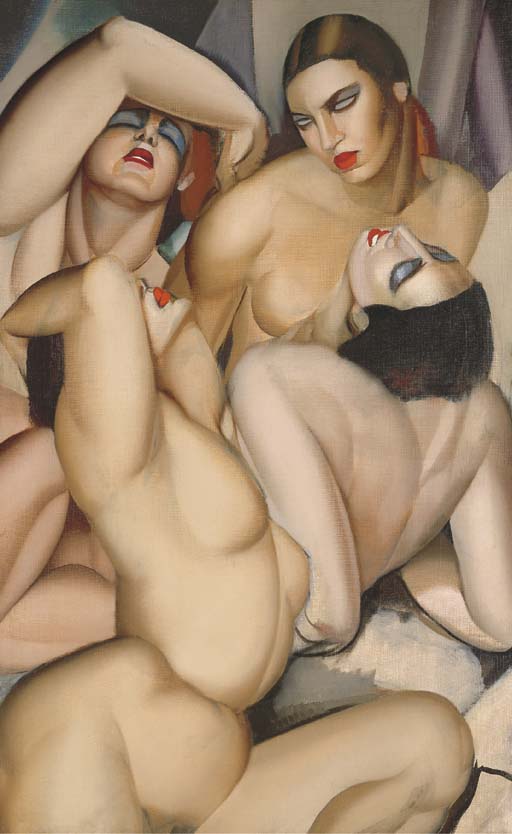 Group of Four Nudes