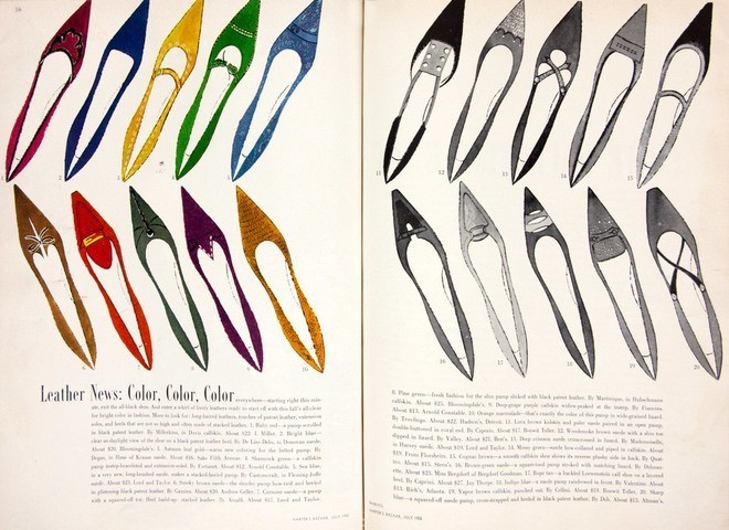 Shoe Advertisement for I.Miller (Harper's Bazzar)