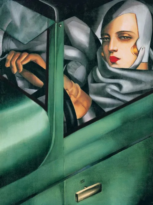 My Portrait (Self-Portrait in the Green Bugatti)