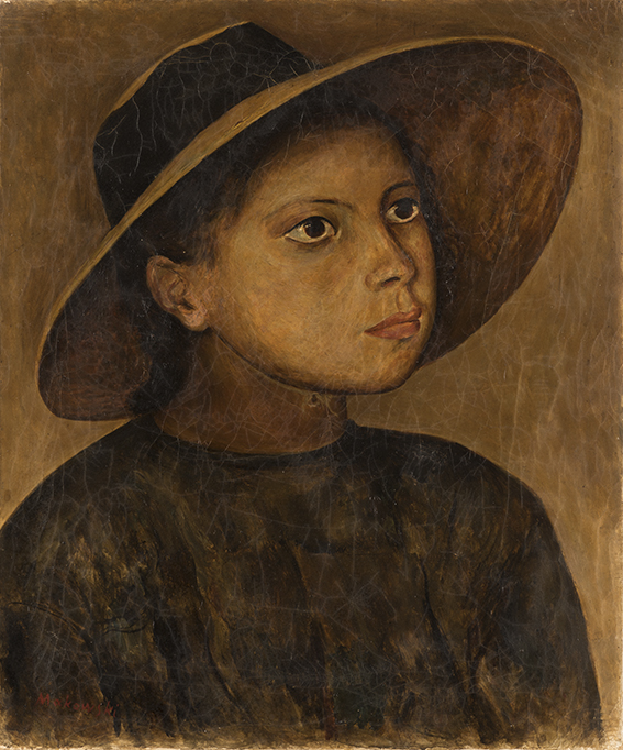 Portrait of a Girl in a Hat, circa 1922