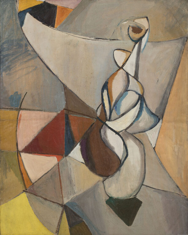 Umbrella-like Space and Figures, approx. 1948