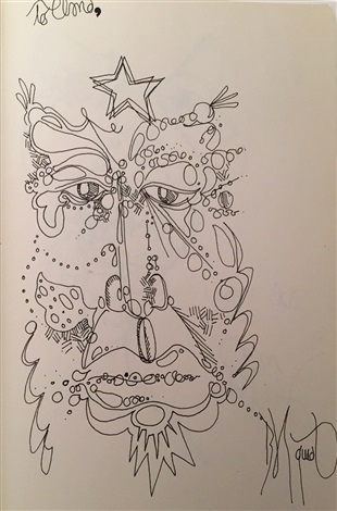 Head of a man crowned with a star