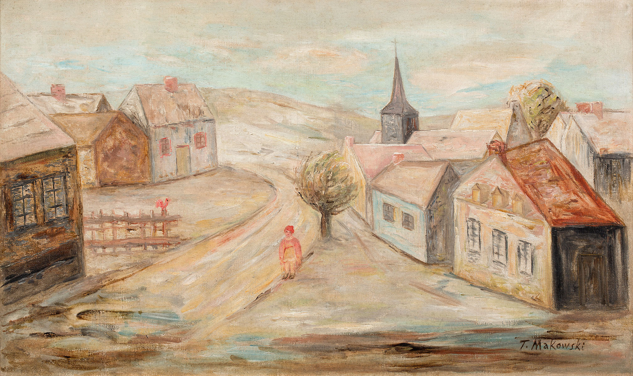 Landscape from Normandy, circa 1926-27